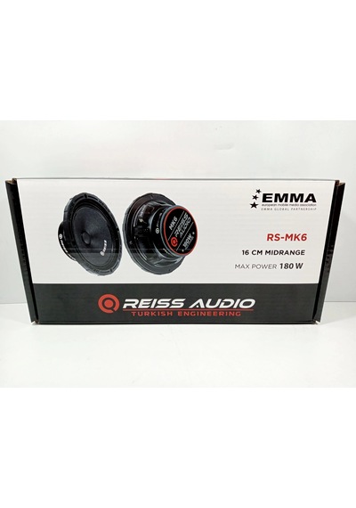 Reiss 16cm Midrange - Reiss 180w Midrange Hoparlör - Reiss Prof Midrange - Reiss Sticker Hediyeli
