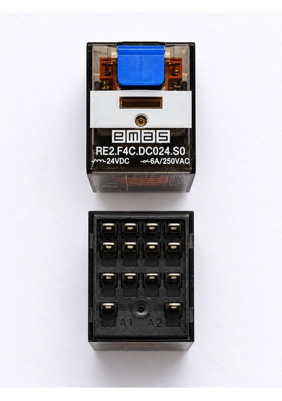 Emas Re2.f4c.dc024 ,24vdc 4a4k/6a Kalın-14pin Röle