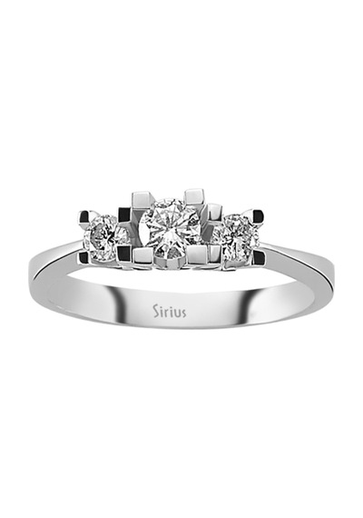 Sirius G Renk 0,40 Karat Pırlanta Tria Yüzük 0824R0060