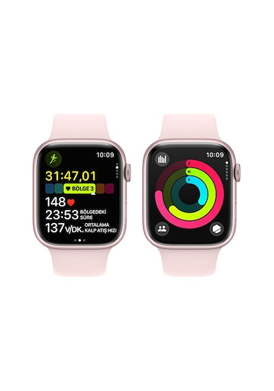 Apple Watch Series 9 GPS 45 MM Alüminyum Kasa Spor Kordon M/L Akıllı Saat (Apple Türkiye Garantili) Apple Watch Series 9 GPS 45 MM Alüminyum Kasa Spor Kordon M/L Akıllı Saat (Apple Türkiye Garantili)