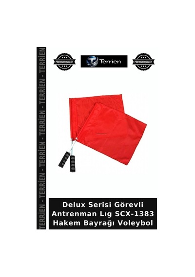 Delux Serisi Görevli Antrenman Lıg Scx-1383 Hakem Bayrağı Voleybol