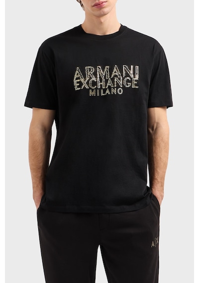 Armani Exchange Erkek T Shirt Xm000326 Af10364 Uc001 Siyah Siyah