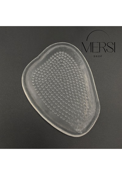 Mersi Shop Şeffaf Silikon Kaydırmaz Topuklu Ayakkabı Tabanlığı Konforlu Yumuşak Jel Ped 17gr Şeffaf