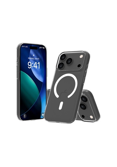 Buff Apple Uyumlu iPhone 17 Pro Max Magsafe Air Fit Kılıf Şeffaf