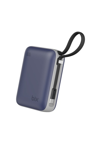Bix Pb120 20000mah 65w Type-c Pd Kompakt Tasarımlı Dijital Göstergeli Powerbank Taşınabilir Hızlı Şarj Cihazı Mavi