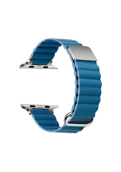 Watch Ultra 49mm Uyumlu Krd-78 Pu Deri Kordon Strap Kayış Clo- Turuncu