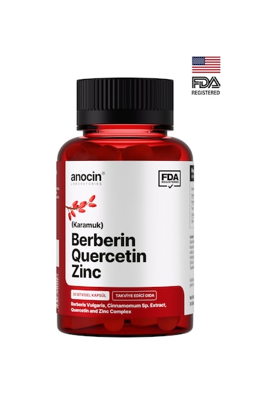 Anocin Berberine Quercetin Zinc 30 Kapsül
