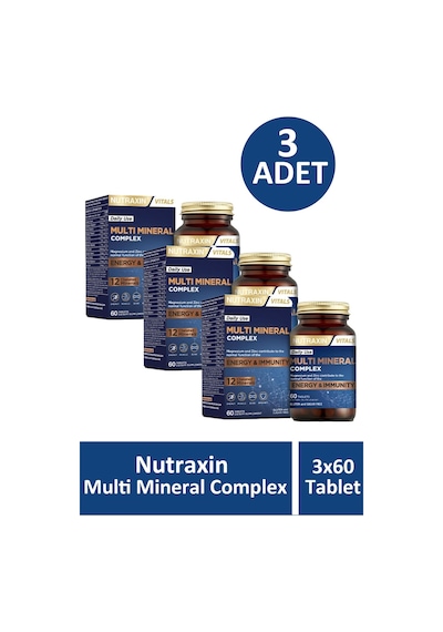 Nutraxin Multi Mineral Complex 60 Tablet 3 Adet