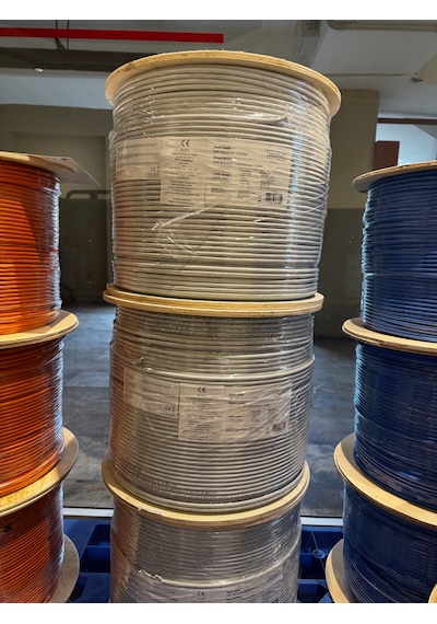 Dıgıtus Cat 6 Halogen Free U/utp Lszh Dk-1613 500 Metre23awg Gri