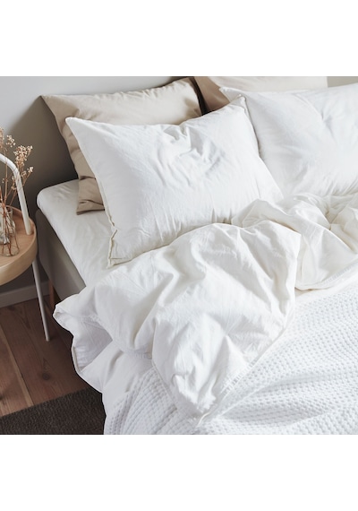 Ikea Angslılja Çift Kişilik Nevresim Takımı 220 X 240 Cm Beyaz