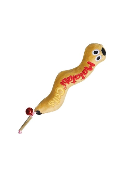 Matatabi Cats Wormy Sesli ve Doğal Matatabili Peluş Kedi Oyuncağı 17 CM