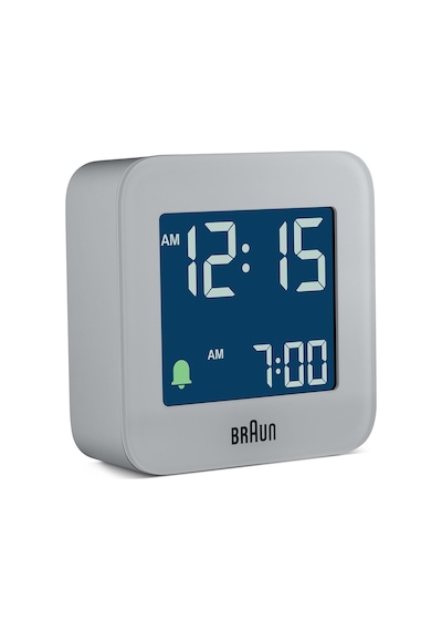 Braun Bc08g Gri Klasik Seyahat Dijital Alarmlı Masa Saati Brn.bc08g