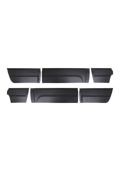 Volkswagen Amarok 2010-2016 Uyumlu Kapı Dodik Seti 4+2 Parça Abs Mat Siyah