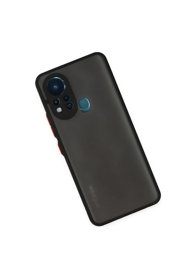 Newface İnfinix Hot 11s Kılıf Montreal Silikon Kapak - Siyah