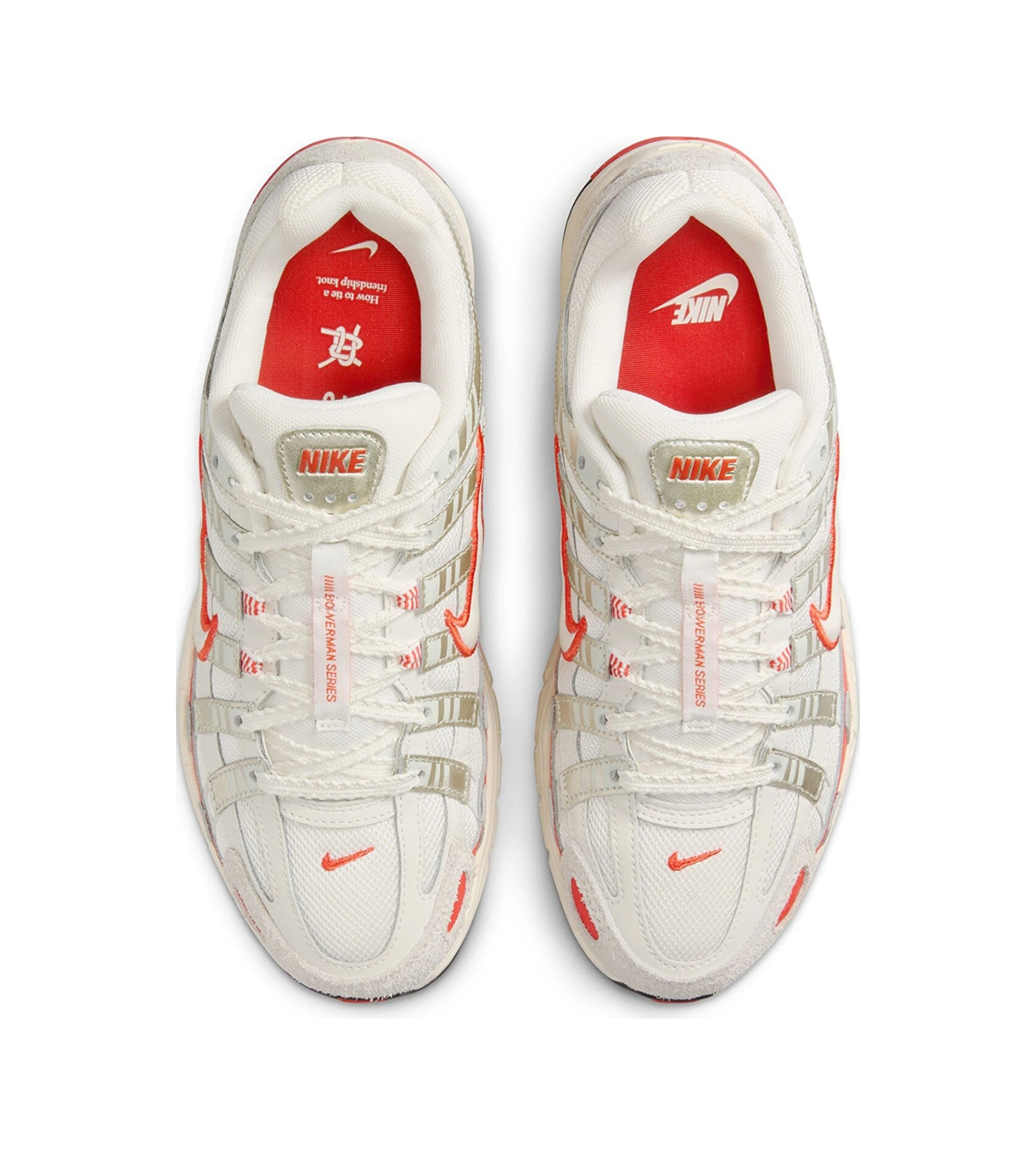 Nike P-6000 Kadın Sneaker Ayakkabı-sportxoutlet Beyaz - Turuncu