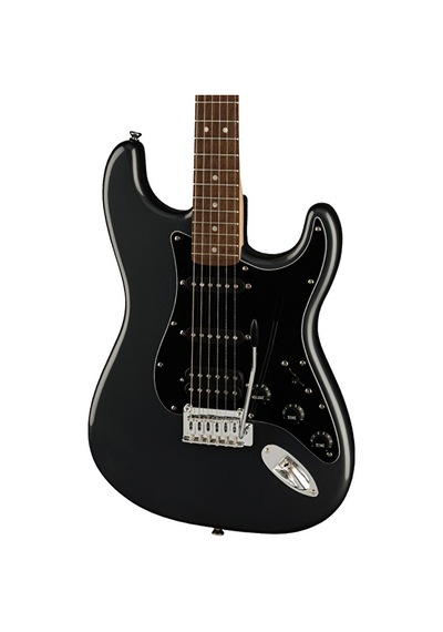 Squier 0372821669 Affinity Stratocaster Hss Elektro Gitar Seti Charcoal Frost Gri Metalik Renk Laurel Klavye Ve 15g Amfi İle Hazır Paket