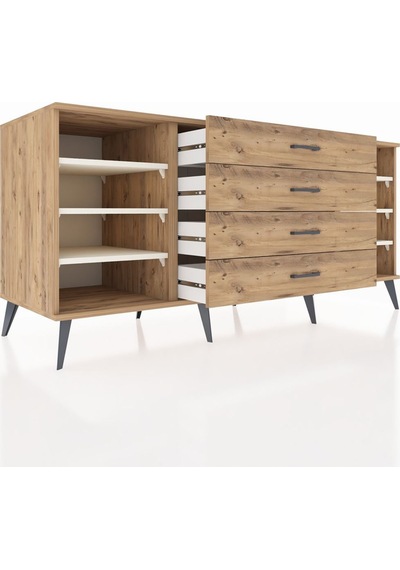 Kronos Konsol 6 Raflı 4 Çekmeceli 176x59x83 Çam-aytaşı/çam Aytaşı/çam Kronos Konsol 6 Raflı 4 Çekmeceli 176x59x83 Çam-aytaşı/çam Aytaşı/çam