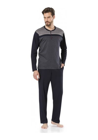 Pierre Cardin 5190 Erkek Jakarlı Pijama Takımı Damatlık Kutulu Bordo