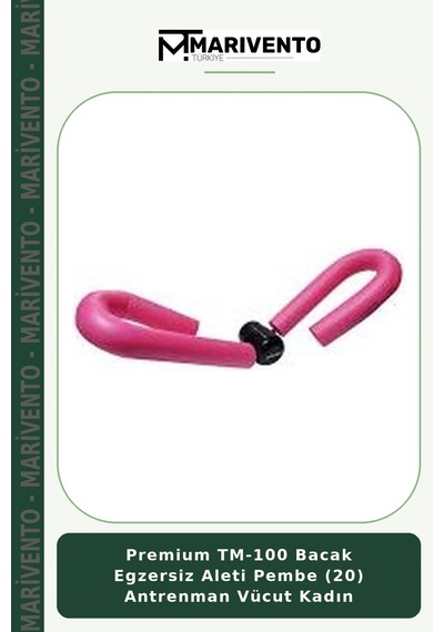 Premium Tm-100 Bacak Egzersiz Aleti Pembe 20 Antrenman Vücut Kadın