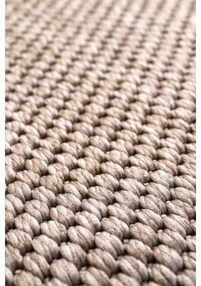 Elit 1017 Gri Sisal Hasır Görünümlü Modern Salon Oturma Odası Dört Mevsim Halı Bej