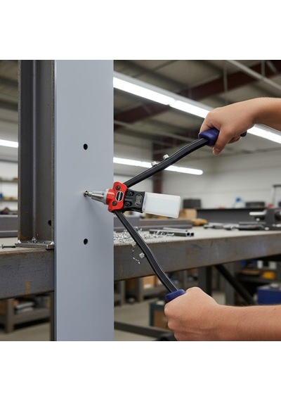 Workpro Wp225001 5 In 1 400mm Kollu Profesyonel Perçin Tabancası + 100 Adet Perçin