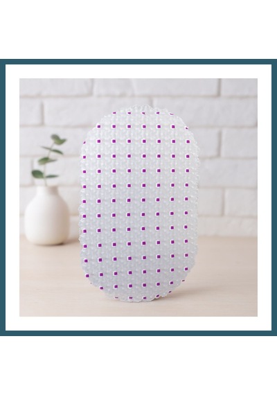Bezos Oval Eko Pvc Kaydırmaz Banyo Paspası Ob Çok Renkli