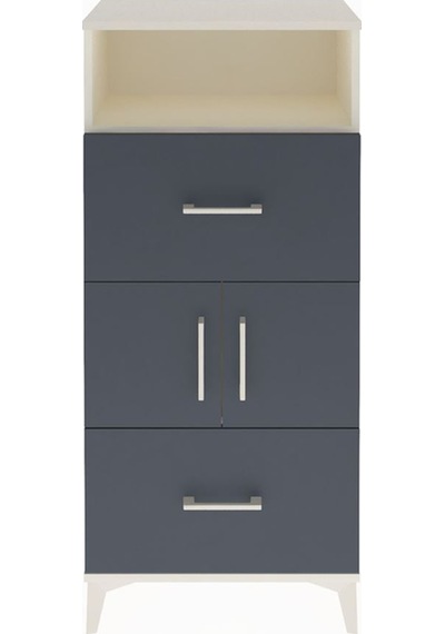 Arges Dolap 2 Raflı 2 Çekmeceli 2 Kapaklı 60x30x134 Aytaşı-an... Aytaşı