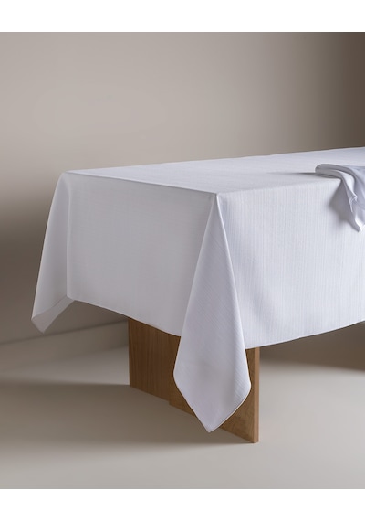 Madame Coco Nostang Masa Örtüsü - Beyaz - 145x145 Cm 8684427303375 Çok Renkli