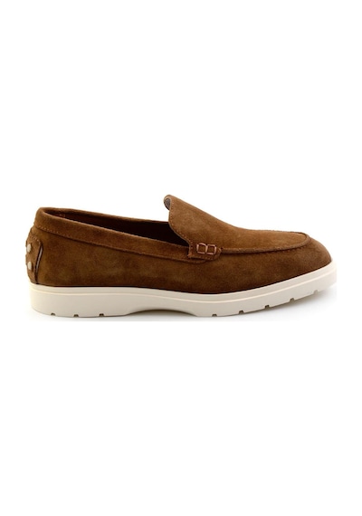 Bambi Taba Hakiki Deri Erkek Loafer Ayakkabı E01087112702 Taba