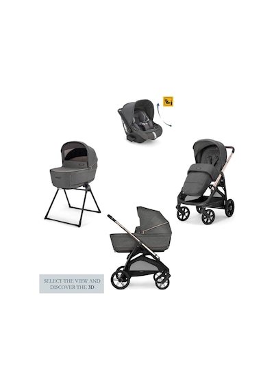 Inglesina Aptica Glam Bebek Arabası ve Darwin Recline Ana Kucaklı - Portbebeli - Stantlı 4'lü Sistem