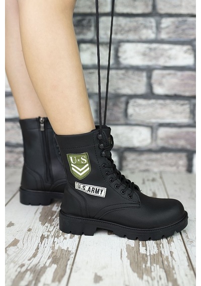Konfores 1385 Unisex Anatomik Tabanlı Spor Bot - Nkt01385-siyah-3 Siyah