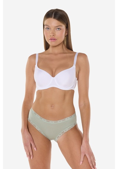 Malabadi Kadın Yeşil 2 Li Paket Extra Yumuşak Micro Modal Dantelli Slip Külot 700