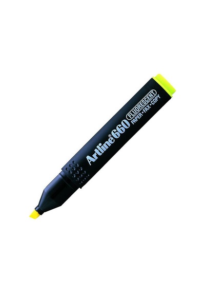 Artline 660 Fosforlu Kalem Floresan Sarı