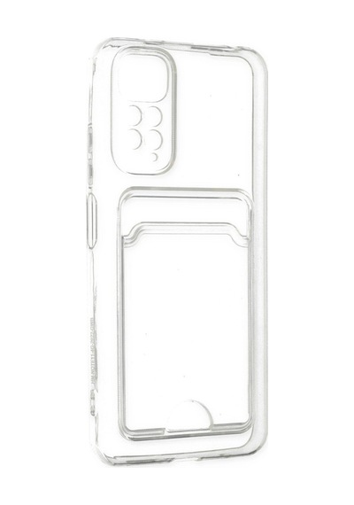 Redmi Note 11 Kılıf Kart Şeffaf Silikon - Şeffaf İtdark25038