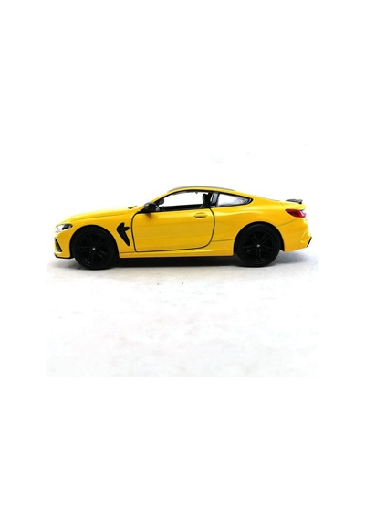 Kinsmart Bmw M8 Competition Coupe 1:38 Sarı Çek Bırak Model Araba