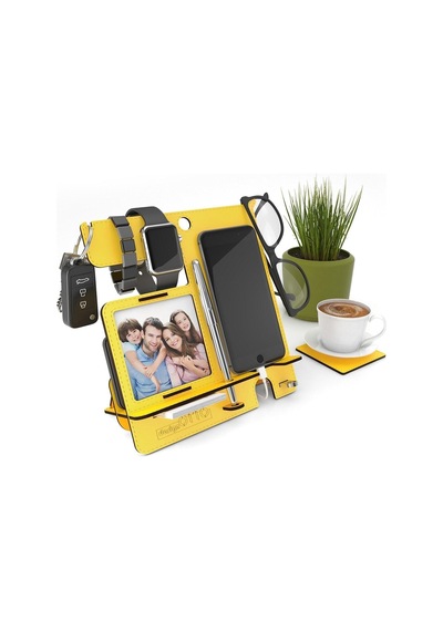 Fx-xl Hexa - 6 Renk - A4 Evrak Rafı Masaüstü Organizer Sarı - 39484853 Sarı