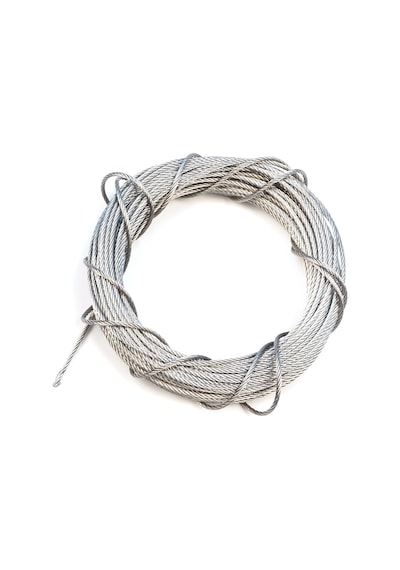 10 Metre 7x7 Çelik Tel Halat Cam Kriko Tamir Kablosu Çap: 1.5 Mm Standart