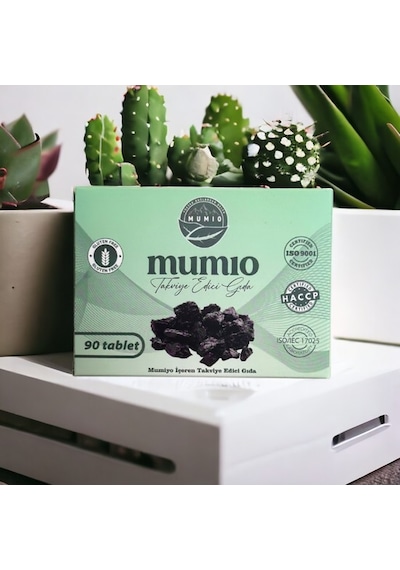 Mumio Takviye Edici Gıda 1 Kutu 3 X 30 Tablet Toplam 90 Tablet Mumio Takviye Edici Gıda 1 Kutu 3 X 30 Tablet Toplam 90 Tablet