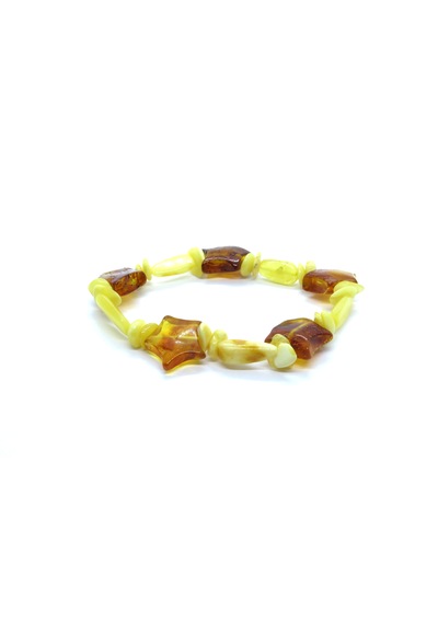 Ambergold Kehribar Bileklik Damla Kehribardan Blk0528