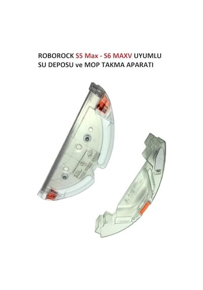 Lin Grup Roborock S5 Max Ve S6 Maxv Ile Ile Uyumlu Su Deposu Ve Mop Takma Aparatı + Paspas Diğer