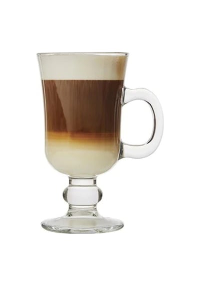 2 Adet Irısh Kulplu Latte Bardak 55141 Beyaz