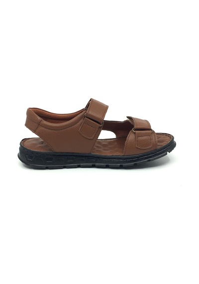 Taşpınar %100 Hakiki Deri Ortopedik Erkek Yazlık Günlük Cırtlı Taba Sandalet 40-45 Taba Taşpınar %100 Hakiki Deri Ortopedik Erkek Yazlık Günlük Cırtlı Taba Sandalet 40-45 Taba