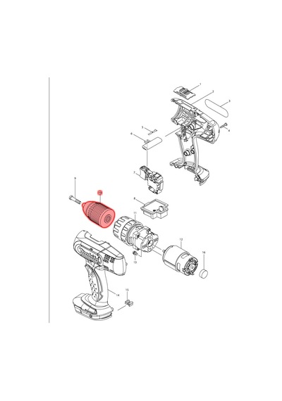 Makita DHP453SYE Anahtarsız Mandren 13 MM Ürün Kodu 766004-9