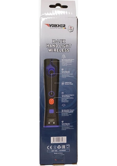 2 Adet Volkher X-lux Hand Light Wireless + Wireless Single Pad