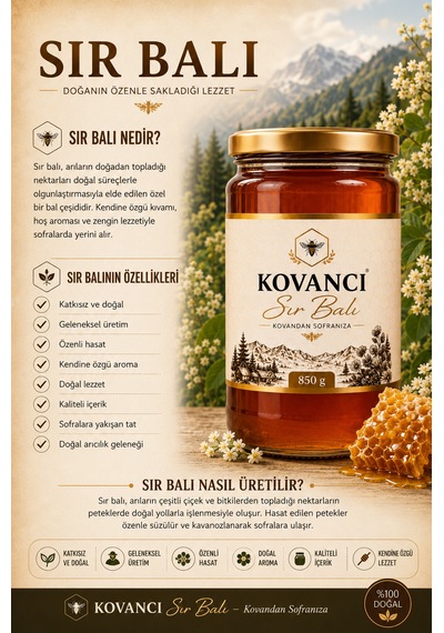 Sır Balı 850 G Doğal Katkısız Lezzet-kovandan Sofralarınıza