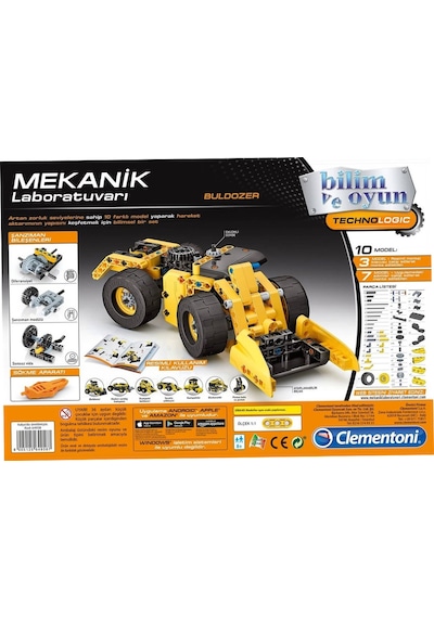 Clementoni Mekanik Laboratuvarı - Buldozer  64958
