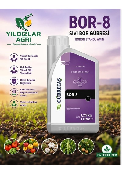 Gübretaş Bor 8 1lt 1 LT
