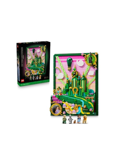 LEGO® Wicked Emerald City Duvar Tablosu 75685 - Yetişkinler için Dekoratif Model Yapım Seti (1518 Parça)