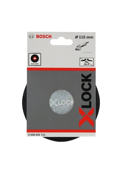 Bosch X-Lock 115 mm Fiber Disk Soft Taban - 2608601711