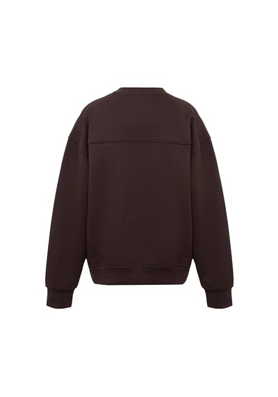 Mavi Yuvarlak Yaka Basıc Sweatshırt Black Coffe Kahverengi Kadın Sweatshirt M1s10576-70240